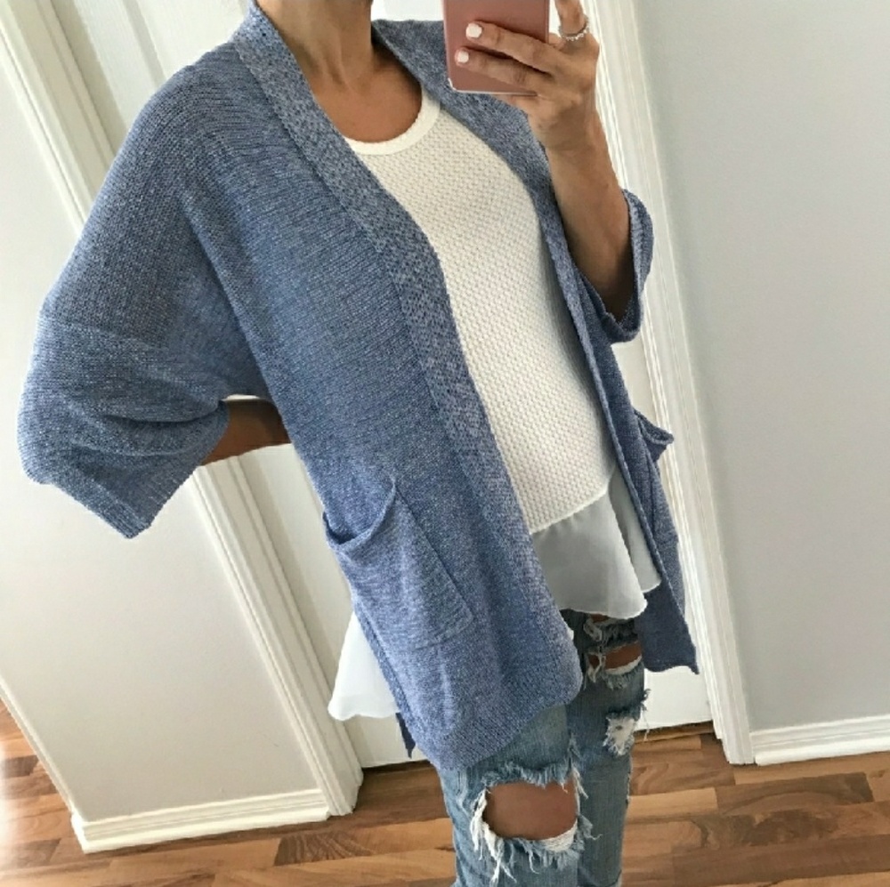 Beachy Blue Cardigan
